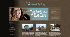 Desktop Screenshot of pinnacleeyegroup.com